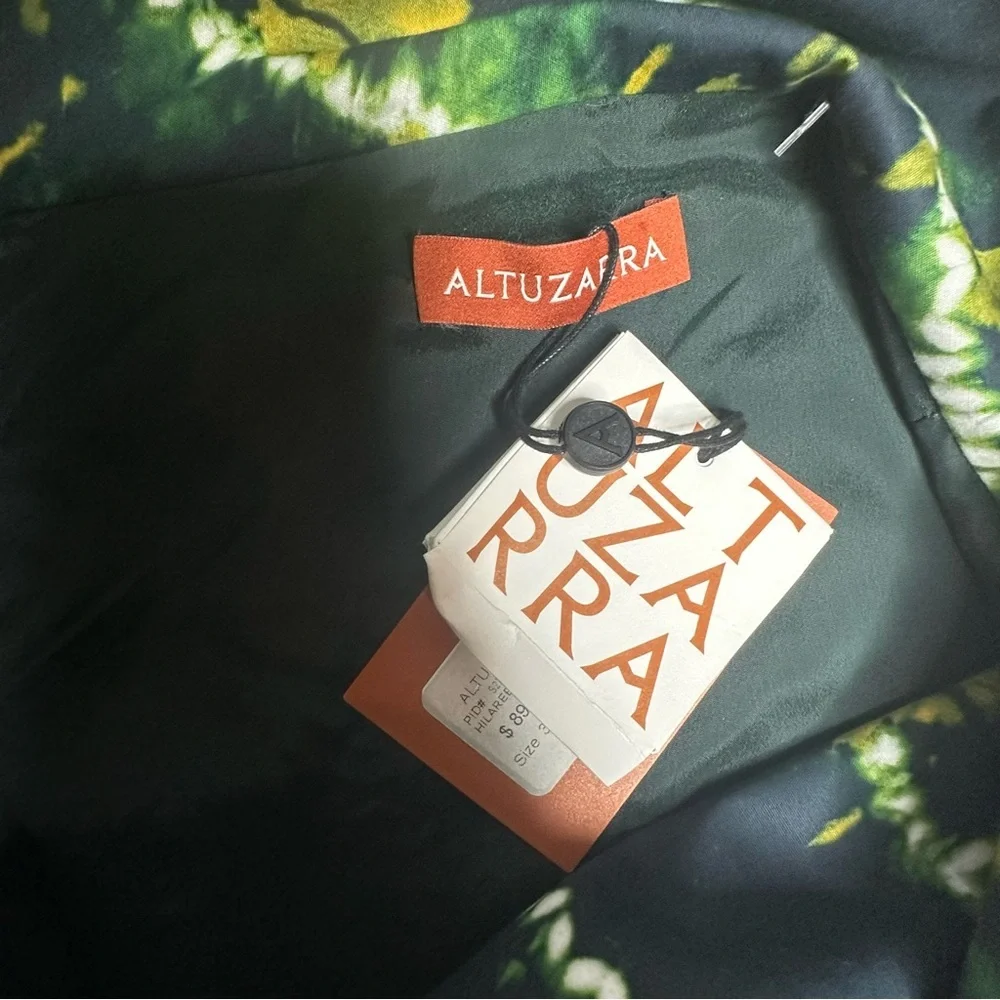 NWT Altuzarra Hilaree TieDyed Stretch Cotton Mini Skirt FR 38